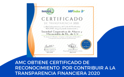 CERTIFICADO DE TRANSPARENCIA 2020